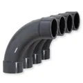 Produktbild: 4er Set PVC-U Fitting Bogen 90° 50mm Rohr Schlauch Verrohrung Pool Schwimmbecken