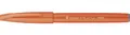 Produktbild: Pentel SES15C-F Faserschreiber mit Flexibler Pinsel-ähnlicher Spitze orange