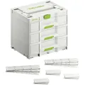 Produktbild: Festool Systainer SYS3-SORT/3 M 337 577769 Transportkiste (L x B x H) 396 x 296