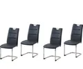 Produktbild: Schwingstuhl 4er Set Polyurethanschwarz DannyC HTI-Line