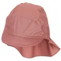 Produktbild: Sterntaler® Beanie Sterntaler® Schirmmütze mit Nackenschutz Basic 50+ (1-St) Kindermütze mit Schirm aus UV-Popeline unifarben 47 cm