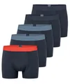 Produktbild: Schiesser Unterwäsche Boxershorts 95/5 Organic Cotton Webgummibund dunkelblau Herren - 5 Stück, Größe: 4