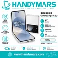 Produktbild: Samsung Galaxy Z Flip7 FE 5G in der Farbe White.