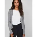 Produktbild: Vila Cardigan VIRIL SHORT L/S KNIT CARDIGAN-NOOS Materialmix, regular fit grau XS (34)