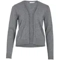 Produktbild: Vila Strickjacke Ril (1-tlg) Plain/ohne Details grau XS (34)