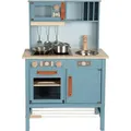Produktbild: small foot Kinderküche Tasty, Hellblau, Holz, Metall, 6-teilig, 57x87x28 cm, EN 71, Geräuscheffekte, Lichteffekte, Spielzeug, Kinderspielzeug, Kinderküchen