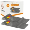 Produktbild: 2 x Garagen Einparkhilfe Radstopper 2er-Set – 52×25 cm, selbstklebend & bohrbar