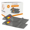 Produktbild: Einparkhilfe Garage 2er Set Radstopper 52x25 cm Parkstopp Auto Stopper