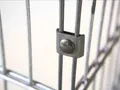 Produktbild: Verbinder in verzinkt, Gittermattenverbinder, Eckverbinder - Garten Zaun Gitter