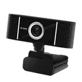 Produktbild: Full HD-Webcam Full HD 1080p Webcam mit Mikrofon, Stativ, Plug & Play, 120° Winkel