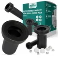Produktbild: Millto™ WC-Anschlußset Wand Spülrohr Ablauf Anschlussrohr Anschlussgarnitur Kurz Unterputzspülkastenanschluss Toilettenanschlussstück Entwässerungssysteme Toilettenspülkästen