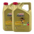 Produktbild: CASTROL Power 1 4T 10W-40 2-Rad Motorenöl API SN, JASO MA2, 2x4 Liter