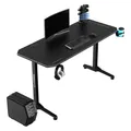 Produktbild: Ultradesk Biurko Frag Czarne 140 cmx60 cm (UDESK-FG-BB)