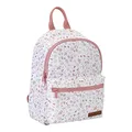 Produktbild: Little Dutch Rucksack Kinderrucksack für Kinder Kindergarten mit Brustgurt weiß Rosa Blümchen- Flowers & Butterflies