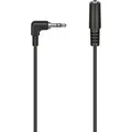 Produktbild: Hama Audio-Adapter 2,5 mm-Klinken-Stecker/3,5 mm-Klinken-Kupplung 20 cm Schwarz