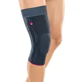 Produktbild: medi Genumedi - Kniebandage mit Haftband - silber - Größe VIII extraweit - Bandage zur Weichteilkompression - Beidseitig tragbar