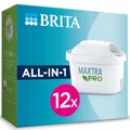 Produktbild: Brita 1025126 12 Stück Filter MAXTRA+ Kunststoff, weiß, 5.7 x 10 x 7.8 cm