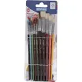 Produktbild: TOPPOINT Pinsel-Set Größe 1, 2, 3, 4, 6, 8, 10, 12, 10-teilig