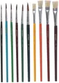 Produktbild: Stylex Schreibwaren Malpinsel Stylex Pinselset 10er Schulpinsel