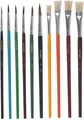 Produktbild: Pinsel Set Aquarellpinsel Borstenpinsel Schulpinsel Malen Zeichnen 10 Stück neu