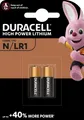 Produktbild: 10 Duracell LR1 / N / MN9100 Alkaline Knopfzelle Batterien im 2er Blister