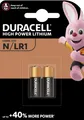 Produktbild: Duracell - LR1 / N / Lady / MN9100 - 1,5 Volt Alkali - 2er Blister