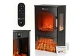 Produktbild: Juskys Elektrokamin, Flammeneffekte, WLAN/App-Steuerung, Heizfunktion, Fernbedienung