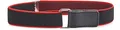 Produktbild: Ladeheid Kinder Gürtel Ohne Schnalle Elastischer Kindergürtel für Jungen und Mädchen 0-15 Jahre 32-90 cm P15 (Schwarz/Rot, 1-6 Jahre)