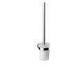 Produktbild: emco round Bürstengarnitur, satiniertes Glasteil, Wandmodell, 431500101, Farbe: