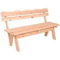 Produktbild: Garden Pleasure Gartenbank RANGUN 985298 natur Holz 150,0 cm