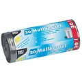Produktbild: PAPSTAR Mülleimerbeutel LDPE, 30 Liter, grau 80 Stück