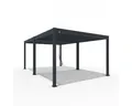 Produktbild: Weide Pergola Classic Pergola Aluminium freistehend 4 x 6 M anthrazit, BxTxH: 400x600x255 cm