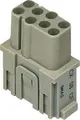 Produktbild: CX 08 CF I.L.M.E. Ilme CX-08 Modul Buchseneinsatz (F) Crimpanschluss, 8-polig 400V, 16A - 1 Stück