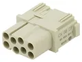 Produktbild: CX 08 CF Steckverbinder: HDC Kontakteinsatz weiblich MIXO PIN: 8 16A ILME
