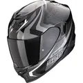 Produktbild: Scorpion Exo-520 Evo Air Terra Helm, schwarz-weiss-silber, Größe XL für Männer