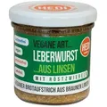 Produktbild: Vegane Art - Leberwurst mit Röstzwiebeln aus Linsen