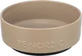 Produktbild: Trixie Be Nordic Food Bowl Hunde Keramik Gummi Taupe