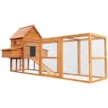 Produktbild: Wiltec Hühnerstall 3100x1500x1500mm Freilauf Tannenholz Hühnerhaus Kotwanne Huhn