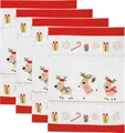 Produktbild: Erwin Müller Geschirrtuch 4er-Pack Baumwolle Rentiere Größe 50x70 cm
