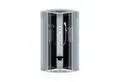 Produktbild: AcquaVapore Komplettdusche Dusche Fertigdusche D10-03T1 Schwarz 80x80, Sicherheitsglas ESG, inklusive Duschwanne, Höhenverstellbar, Mit Bauanleitung, Mit Spiegel, Gehärtetes Glas, Inte
