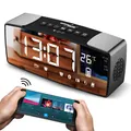 Produktbild: Multifunktion Radiowecker mit Bluetooth Lautsprecher Uhrenradio Spiegel Display