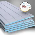 Produktbild: Fußbodenheizung Platte XPS 500 Trockenbau 120x60x2,5 cm 16 mm Rohr Renovierung