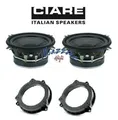Produktbild: CIARE CW100Z Set 2 Lautsprecher 10cm BMW Serie X1-X3 -X5 -X6 Vorne / Heck Auto