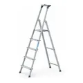 Produktbild: ZARGES Stufenstehleiter Aluufen 1seitig Plattform-H1030mm 4.2kg eloxHolme