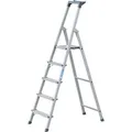 Produktbild: Zarges Stehleiter Scana S, 44155, eloxiert, aus Aluminium mit 5 Stufen