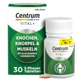 Produktbild: Multivitamin - Centrum Vital+ Knochen, Knorpel & Muskeln, für körperliche Leistungsfähigkeit & Zellregeneration**, Glucosamin, Chondroitin, Magnesium, Vitamin D, Vitamin C, 30 Tabletten