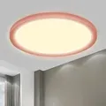 Produktbild: LQWELL® LED Deckenlampe, IP44 Wasserfest Rund Flach,Modern Schlicht Lampe, Dünn für ,Wohnzimmer Badezimmer Schlafzimmer Balkon Keller Bür...