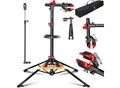 Produktbild: KESSER® Fahrradmontageständer Profi 50kg - 360° drehbar für E-Bike, Mountainbike & Fahrrad, höhenverstellbarer Reparaturständer, mit Werkzeugablage, Tragetasche & Schnellspanner
