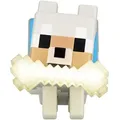 Produktbild: Paladone Minecraft Wolf 3D Lampe, Farbwechsel Halsband, Touchsteuerung, Batteriebetrieben - Bunt