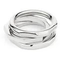 Produktbild: Liebeskind Berlin Ring-Set Schmuck Geschenk Edelstahl Ring Urban Chic (Set, 3-tlg) silberfarben 56